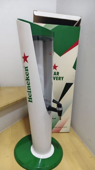 ทาวเวอร์จ่ายเครื่องดื่ม Heineken 3 ลิตร มีไฟ พร้อมกล่อง สภาพดี รูปที่ 2