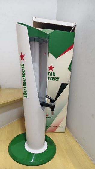 อุปกรณ์บาร์น้ำ ทาวเวอร์จ่ายเครื่องดื่ม Heineken 3 ลิตร มีไฟ พร้อมกล่อง สภาพดี