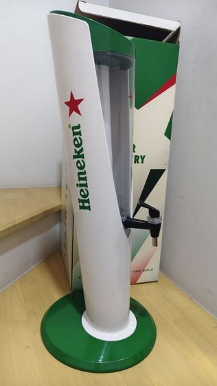 ทาวเวอร์จ่ายเครื่องดื่ม Heineken 3 ลิตร มีไฟ พร้อมกล่อง สภาพดี รูปที่ 5