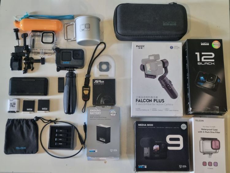 Go Pro ขายกล้องgopro12 พร้อใอุปกรณ์