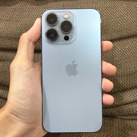 iPhone 13 Pro 128 GB TH แบตแท้ 100% สี Sierra Blue เครื่องศูนย์ไทย ใช้งานปกติ