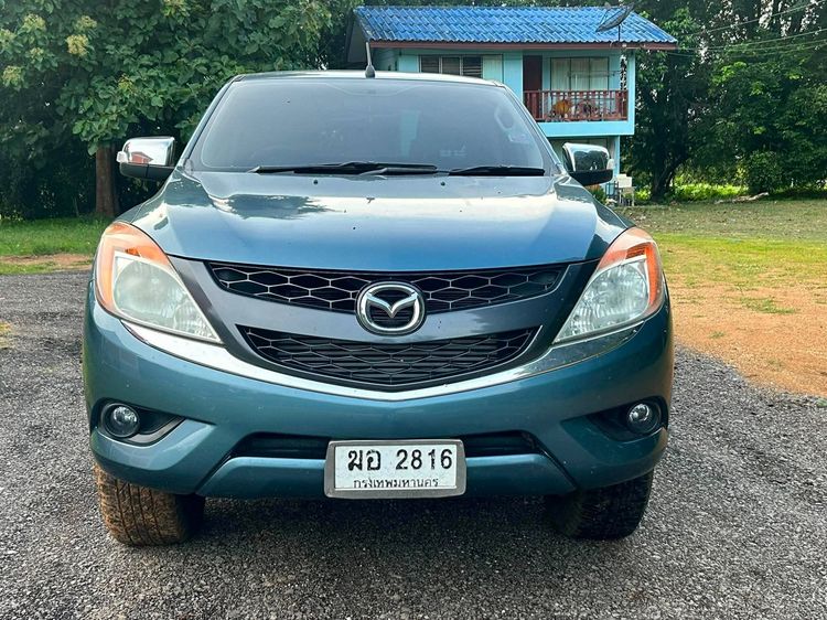 รถ Mazda BT-50 Pro 2.2 Hi-Racer สี ฟ้า