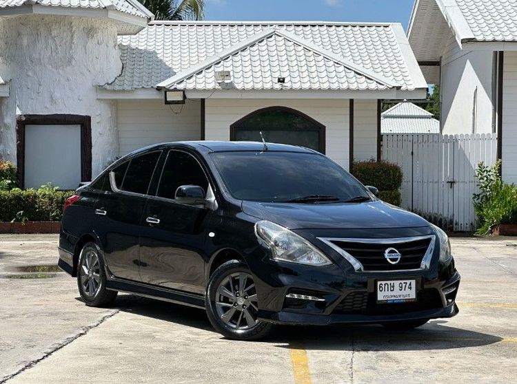 รถ Nissan Almera 1.2 E Sportech สี ดำ
