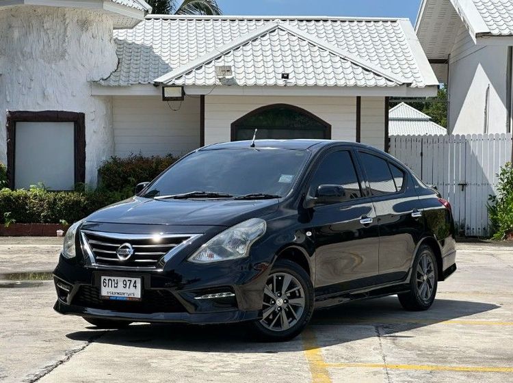 Nissan Almera 2017 1.2 E Sportech Sedan เบนซิน ไม่ติดแก๊ส เกียร์อัตโนมัติ ดำ รูปที่ 3