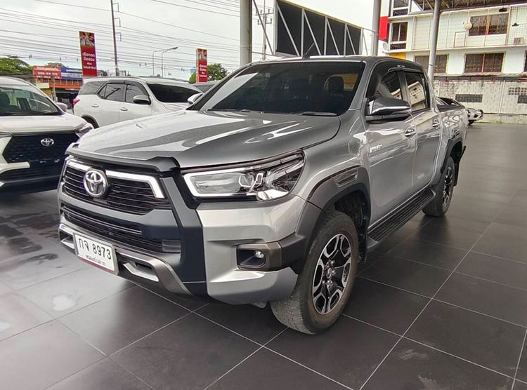 Toyota Hilux Revo 2022 Double Cab 2.4 Mid Prerunner Pickup ดีเซล ไม่ติดแก๊ส เกียร์อัตโนมัติ บรอนซ์เงิน รูปที่ 2