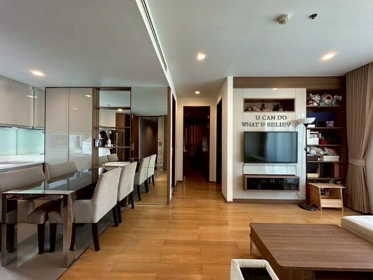 The Address Asoke (ดิ แอดเดรส อโศก) ขนาด 2 ห้องนอน 2 ห้องน้ำ พื้นที่ใช้สอย 75 ตารางเมตร