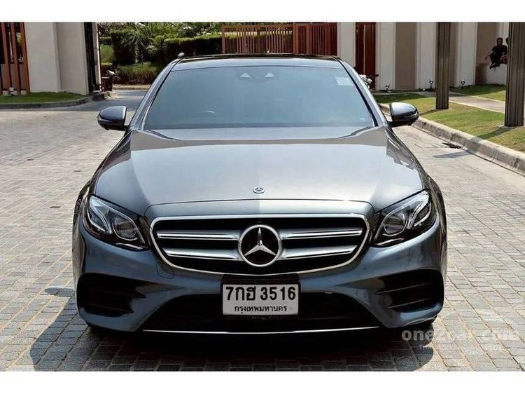 Mercedes-Benz E-Class 2018 E350e Sedan ปลั๊กอินไฮบริด (PHEV) ไม่ติดแก๊ส เกียร์อัตโนมัติ เทา รูปที่ 3