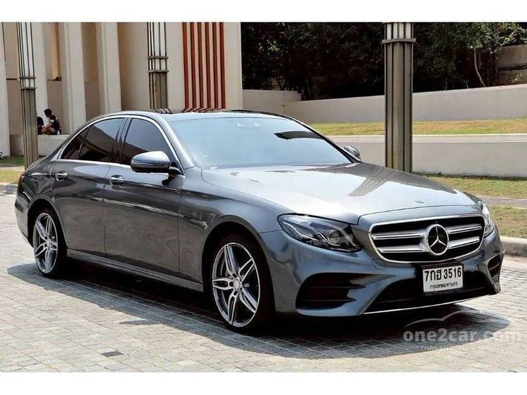 Mercedes-Benz E-Class 2018 E350e Sedan ปลั๊กอินไฮบริด (PHEV) ไม่ติดแก๊ส เกียร์อัตโนมัติ เทา รูปที่ 4