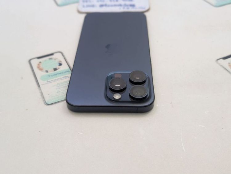 ขาย / เทิร์น iPhone 15 Pro Max 256 Blue ศูนย์ไทย มีตัวเครื่องอย่างเดียว ไม่มีอุปกรณ์อื่น สุขภาพแบต 82% ใช้งานปกติ เพียง รูปที่ 5