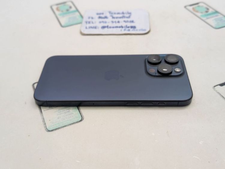 ขาย / เทิร์น iPhone 15 Pro Max 256 Blue ศูนย์ไทย มีตัวเครื่องอย่างเดียว ไม่มีอุปกรณ์อื่น สุขภาพแบต 82% ใช้งานปกติ เพียง รูปที่ 4