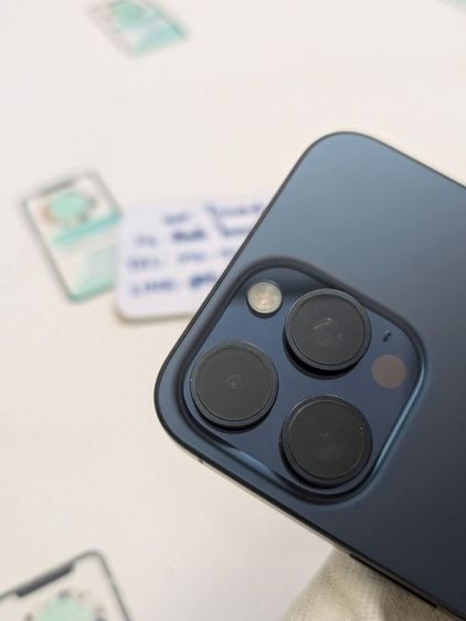 ขาย / เทิร์น iPhone 15 Pro Max 256 Blue ศูนย์ไทย มีตัวเครื่องอย่างเดียว ไม่มีอุปกรณ์อื่น สุขภาพแบต 82% ใช้งานปกติ เพียง รูปที่ 12