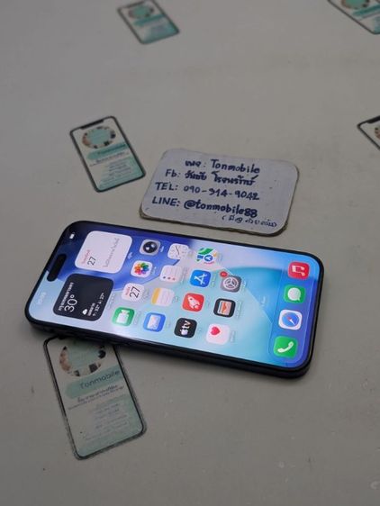 ขาย / เทิร์น iPhone 15 Pro Max 256 Blue ศูนย์ไทย มีตัวเครื่องอย่างเดียว ไม่มีอุปกรณ์อื่น สุขภาพแบต 82% ใช้งานปกติ เพียง รูปที่ 2