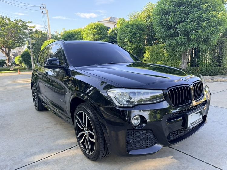 BMW X3 2018 X3 2.0 xDrive20d M Sport Utility-car ดีเซล เกียร์อัตโนมัติ ดำ รูปที่ 2