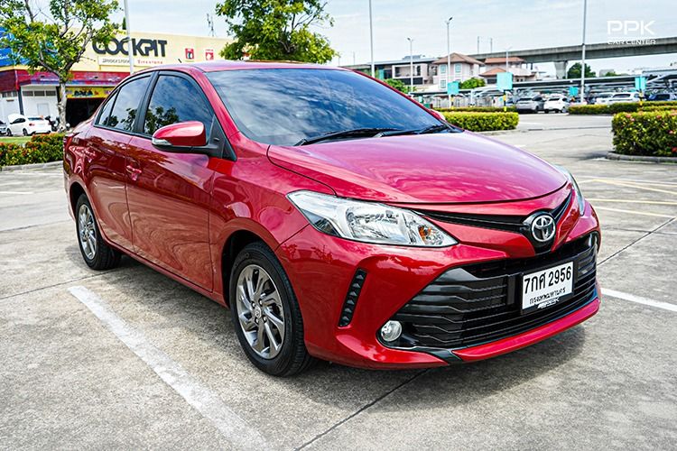 Toyota Vios 2017 1.5 E Sedan เบนซิน ไม่ติดแก๊ส เกียร์อัตโนมัติ แดง รูปที่ 3