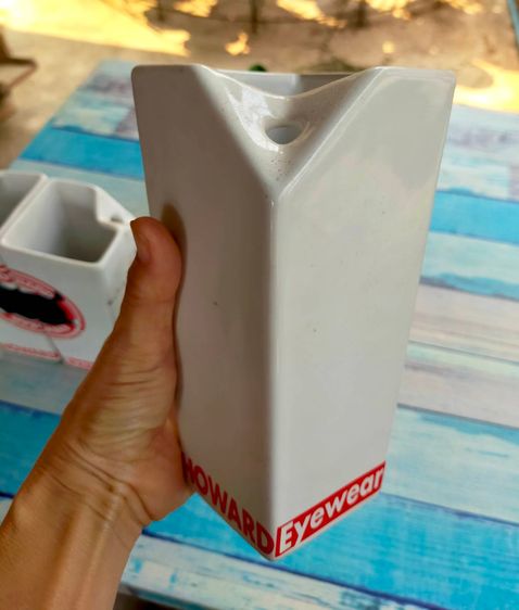 RARE ITEM แก้วเซรามิคทรงกล่องนม มินิมอลดีไซน์ (งานส่งออก)