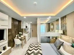 มีบางส่วน 2022 Dusit Grand Park 2 Studio 25.06 sqm — Thai Quota, Pool View รูปที่ 2