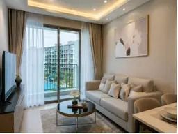 มีบางส่วน 2027 Pristine Park 3 FQ 1 Bedroom 29.30 sqm Pool View รูปที่ 2