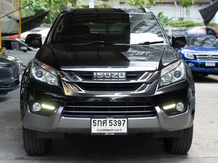 Isuzu MU-X 2017 3.0 Utility-car ดีเซล ไม่ติดแก๊ส เกียร์อัตโนมัติ ดำ