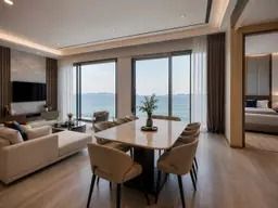 มีบางส่วน 2027 Seaspire Jomtien 2 Bedroom Condo 76.92 sqm Foreign Quota, Ocean-Side View รูปที่ 2