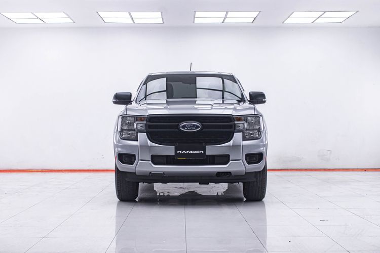 Ford Ranger 2022 2.0 Turbo Hi-Rider XL+ Pickup ดีเซล ไม่ติดแก๊ส เกียร์ธรรมดา เทา รูปที่ 4