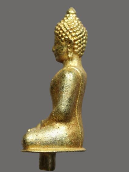 พระยอดธงเนื้อทองดอกบวบ กรุอยุธยา รูปที่ 3