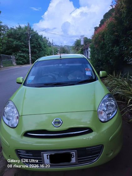 Nissan March 2012 1.2 V เบนซิน เกียร์อัตโนมัติ เขียว รูปที่ 4