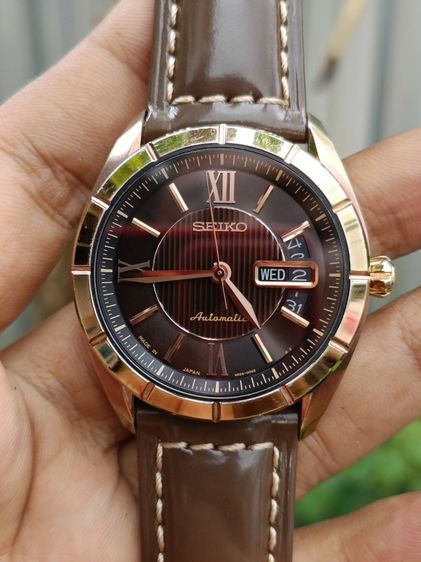 น้ำตาล นาฬิกา SEIKO - Automatic Made in JAPAN 🇯🇵