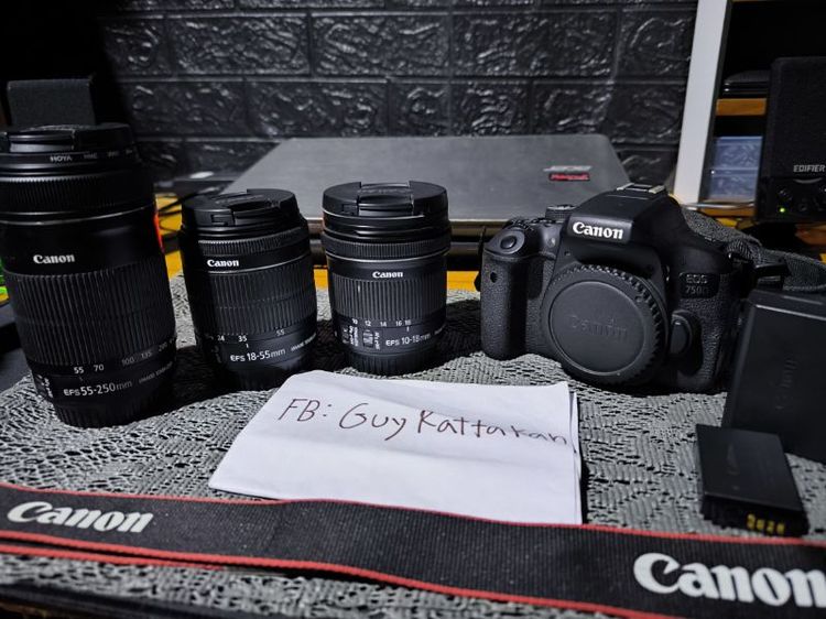 กล้อง Canon EOS 750D+พร้อมเลนส์สภาพดี