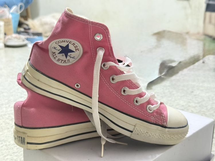 รองเท้าผ้าใบ ผ้า UK 4.5 | EU 37 1/3 | US 6 แดง รองเท้า Converse