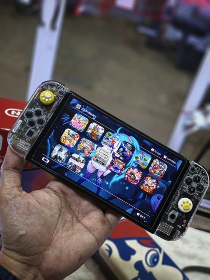 Nintendo Switch-H Oled Console White💥แปลงแล้ว 2 ระบบ เมม 512gb พร้อมเกมส์เต็มเครื่อง💥 รูปที่ 6