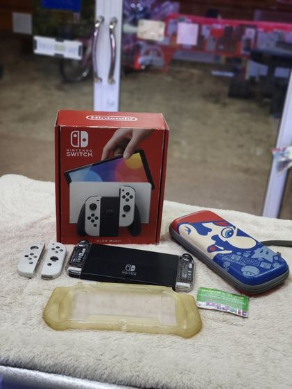 Nintendo Switch-H Oled Console White💥แปลงแล้ว 2 ระบบ เมม 512gb พร้อมเกมส์เต็มเครื่อง💥 รูปที่ 2
