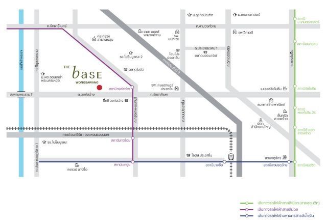 Sansiri เลี้ยงสัตว์ได้ ตกแต่งครบ CM04474 ขายดาวน์ คอนโด เดอะ เบส วงศ์สว่าง The Base Wongsawang ตรงข้ามบิ๊กซี วงศ์สว่าง คอนโดมิเนียม ถนนวงศ์สว่าง  รูปที่ 4