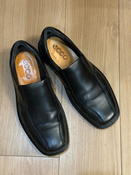ECCO รองเท้าหนังแท้ Slip On สีดำ Size 40