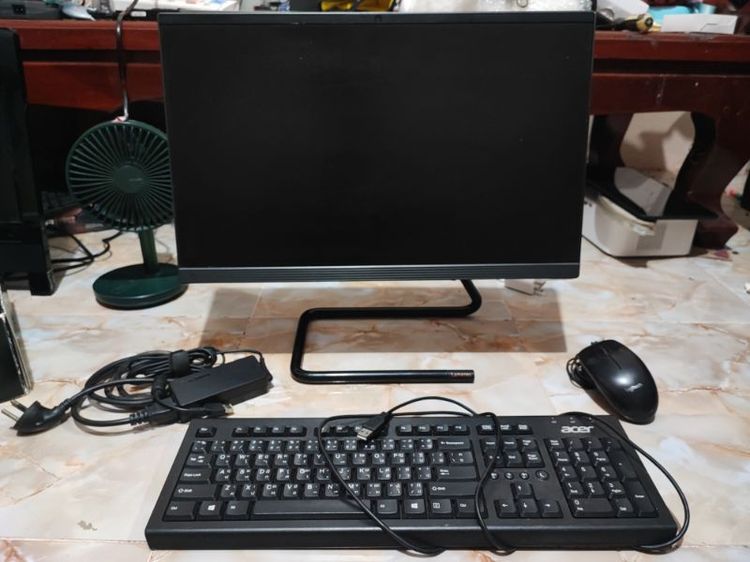 วินโดว์ 4 กิกะไบต์ all in one Lenovo Thinkcentre AMD A9 จอ IPS FullHD สภาพสวย