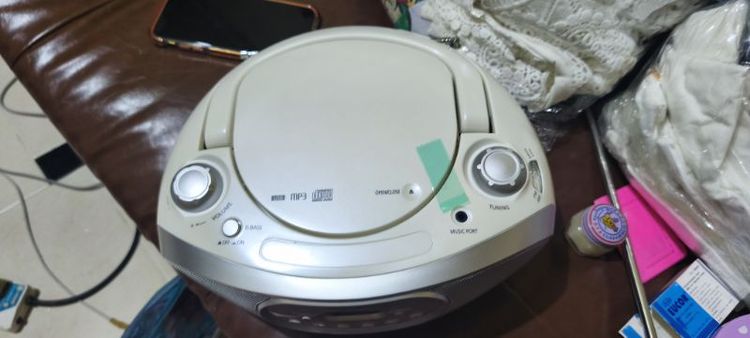 เครื่องเล่นวิทยุซีดีพกพา Panasonic รุ่น RX-DU10 (สีขาว) รูปที่ 5
