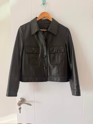 Lady motorcycle leather jacket