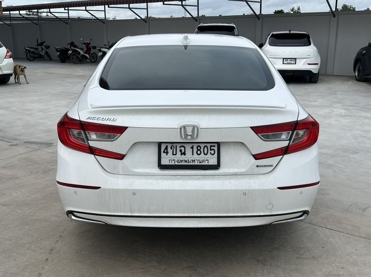 Honda Accord 2020 2.0 Hybrid Tech i-VTEC Sedan ไฮบริด ไม่ติดแก๊ส เกียร์อัตโนมัติ ขาว รูปที่ 4