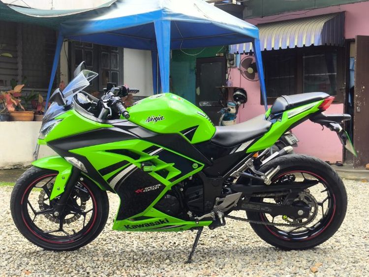 Ninja300 ABS เจ้าของเดียว สภาพนางฟ้า สีเดิมสวยมาก หายากมากสภาพนี้ในตลาด รูปที่ 10