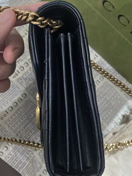 กระเป๋าสตางค์ GG Marmont wallet on chain รูปที่ 7
