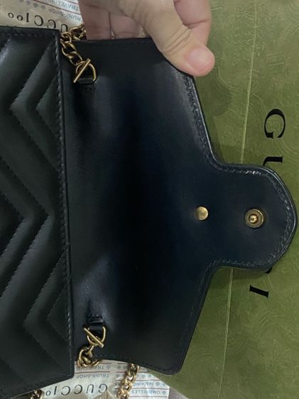 กระเป๋าสตางค์ GG Marmont wallet on chain รูปที่ 12