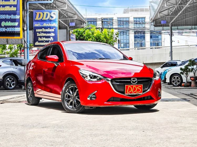 Mazda Mazda 2 2018 1.3 High Connect Sedan เบนซิน เกียร์อัตโนมัติ แดง รูปที่ 4