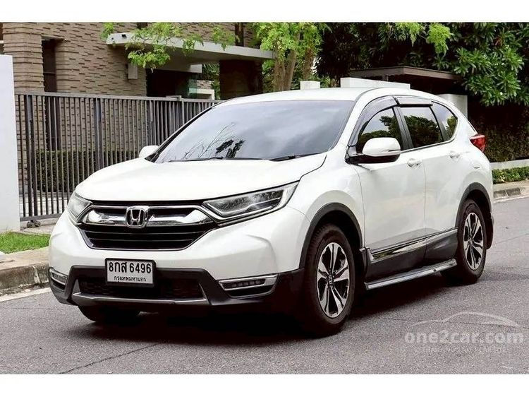 Honda CR-V 2019 1.6 DT E Utility-car ดีเซล ไม่ติดแก๊ส เกียร์อัตโนมัติ ขาว