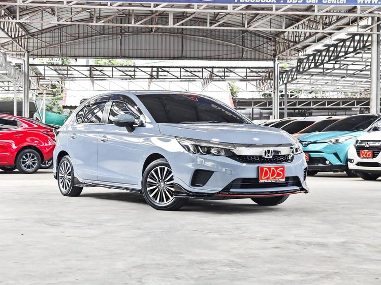 Honda City 2022 1.0 SV Sedan เบนซิน เกียร์อัตโนมัติ เทา รูปที่ 4