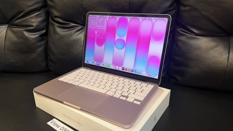 Apple อื่นๆ 8 กิกะไบต์ ใช่ ขาย MacBook Neo สีชมพู SSD 512 อุปกรณ์ครบกล่อง