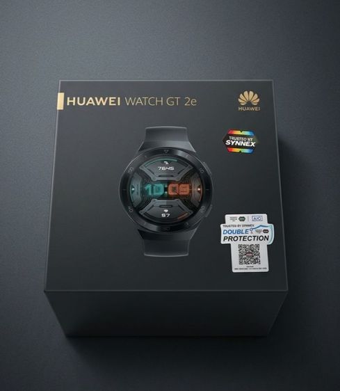 ซิลิโคน ดำ ขาย Huawei watch GT2e สภาพดี มีอุปกรณ์ครบ พร้อมกล่อง