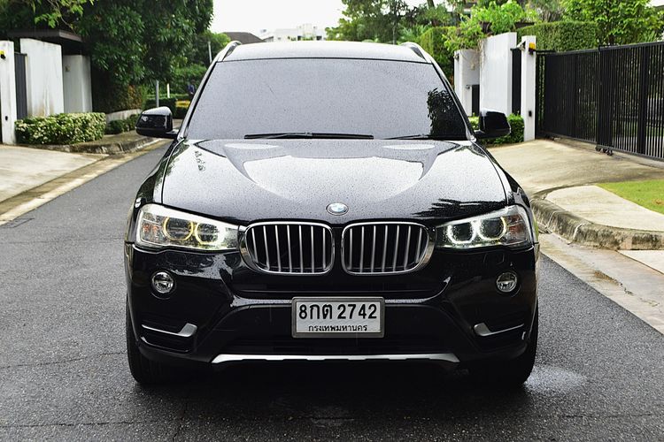 BMW X3 2016 2.0 xDrive20d 4WD Utility-car ดีเซล ไม่ติดแก๊ส เกียร์อัตโนมัติ ดำ รูปที่ 3