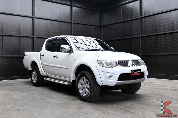 Mitsubishi Triton 2012 2.5 GLS Plus Pickup ดีเซล ไม่ติดแก๊ส เกียร์อัตโนมัติ ขาว