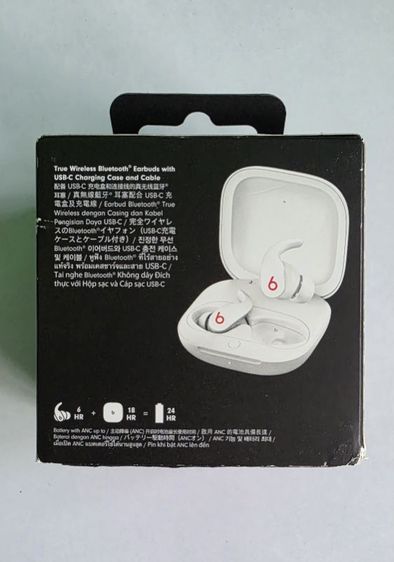 ​🎧 หูฟังไร้สายใส่ออกกำลังกายไม่เคยหลุด! Beats Fit Pro (Sage Gray) Chip H1 เชื่อมไว อุปกรณ์ครบกล่อง สภาพดีมาก เบสแน่น ตัดเสียงเงียบกริบ รูปที่ 8