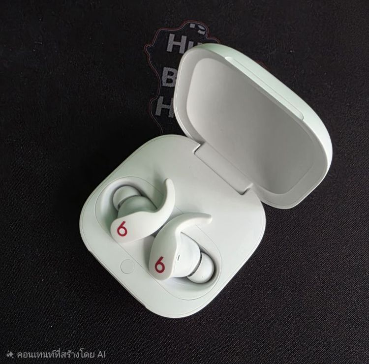 ​🎧 หูฟังไร้สายใส่ออกกำลังกายไม่เคยหลุด! Beats Fit Pro (Sage Gray) Chip H1 เชื่อมไว อุปกรณ์ครบกล่อง สภาพดีมาก เบสแน่น ตัดเสียงเงียบกริบ รูปที่ 2