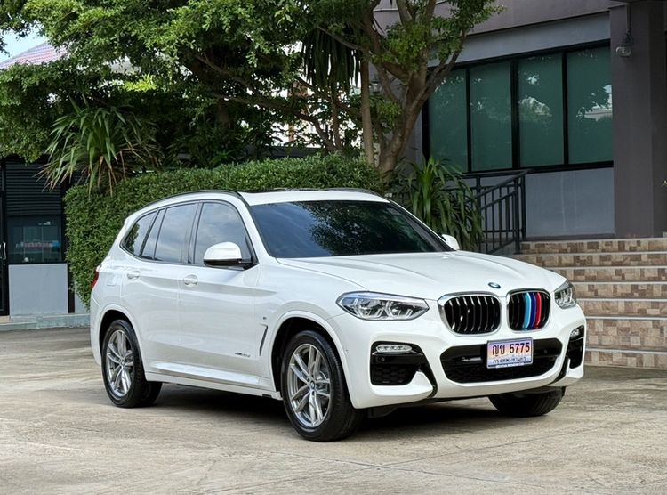 BMW X3 2019 X3 2.0 xDrive20d M Sport Utility-car ดีเซล ไม่ติดแก๊ส เกียร์อัตโนมัติ ขาว